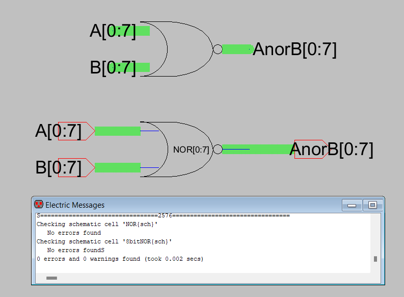 8 bit nor schematic