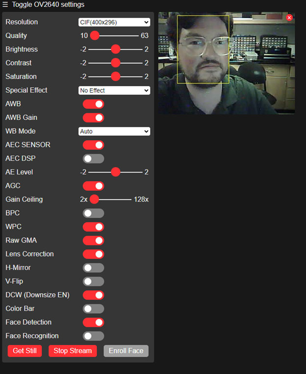 Initial face detection