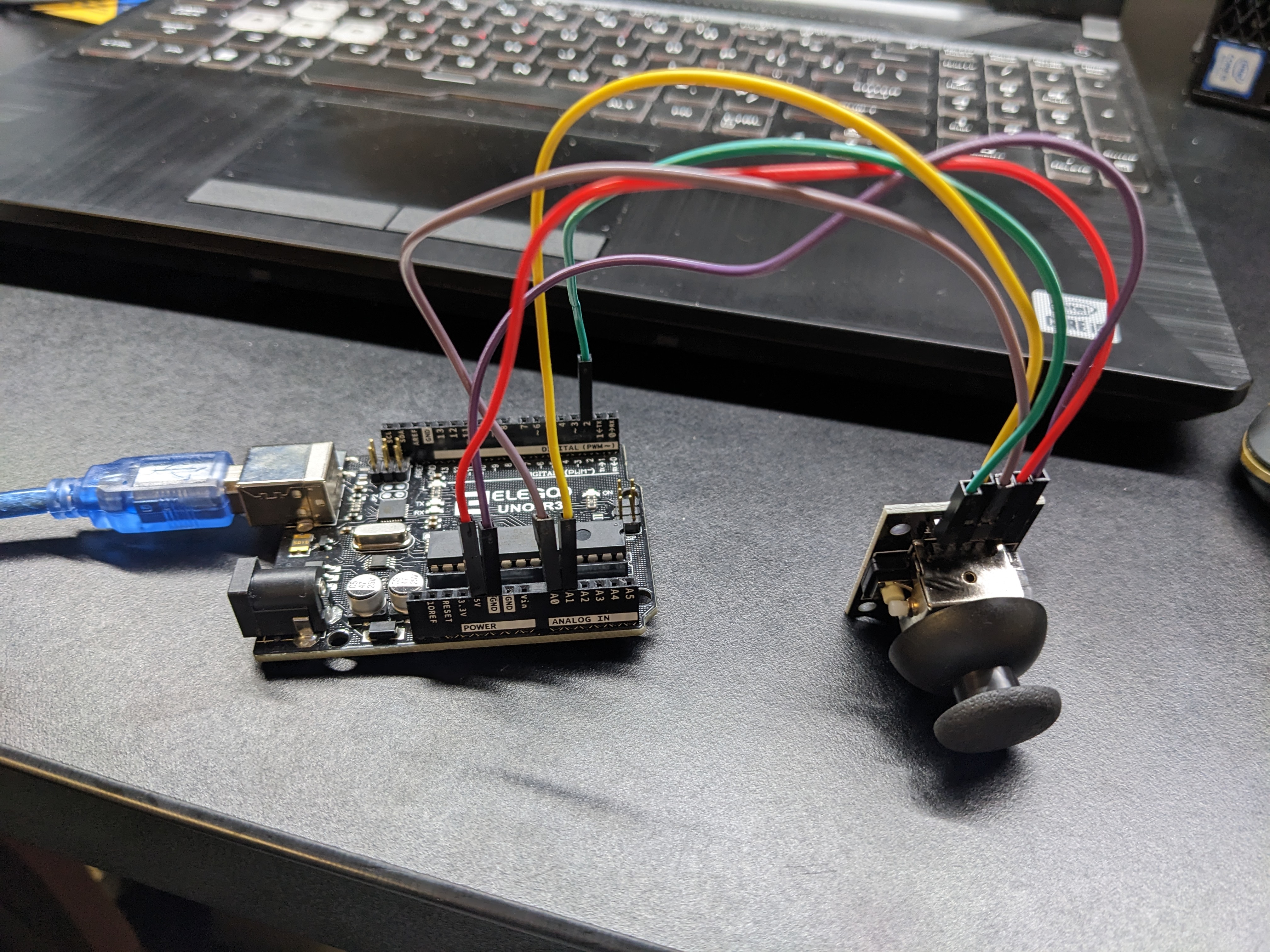 joystick arduino connection