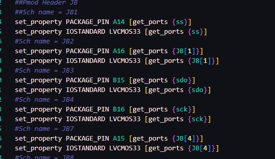 A computer screen with many white text

Description automatically generated