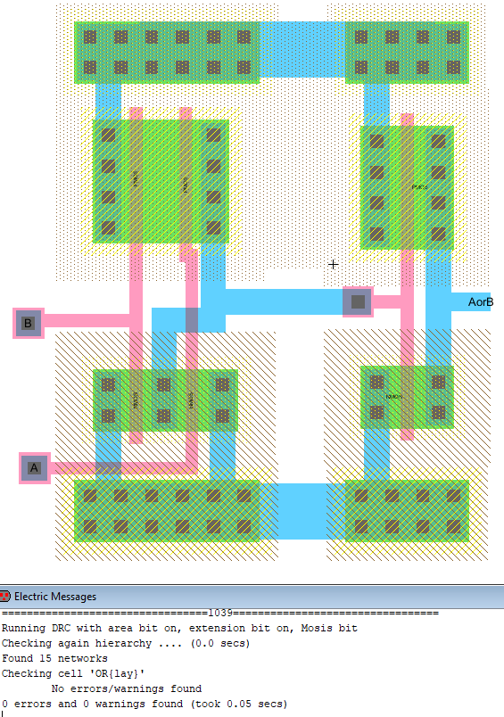 OR gate Layout