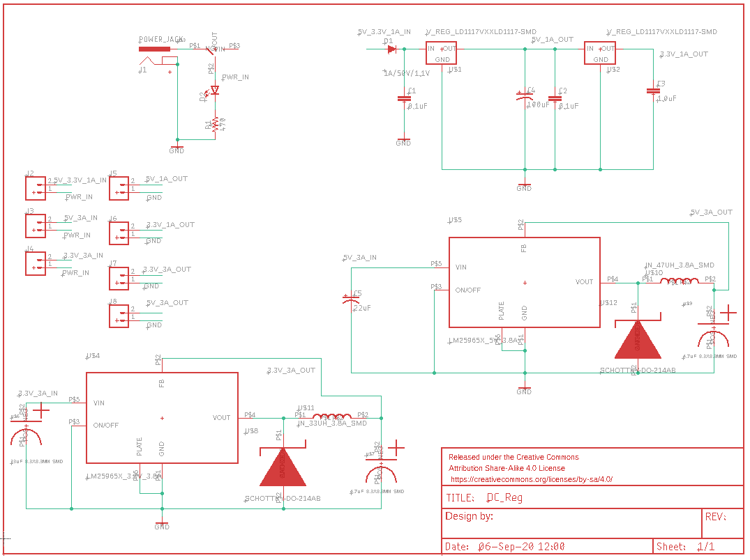 Fig 6 - Final Schematic for DC regulator