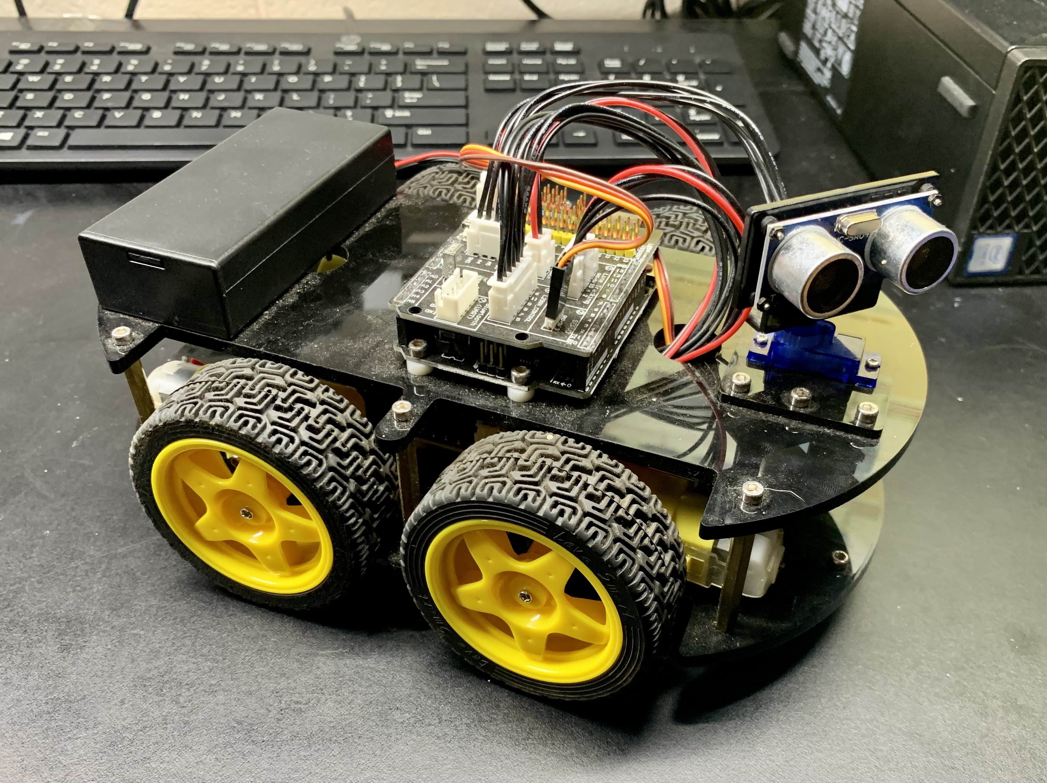 Assembled Robot Car