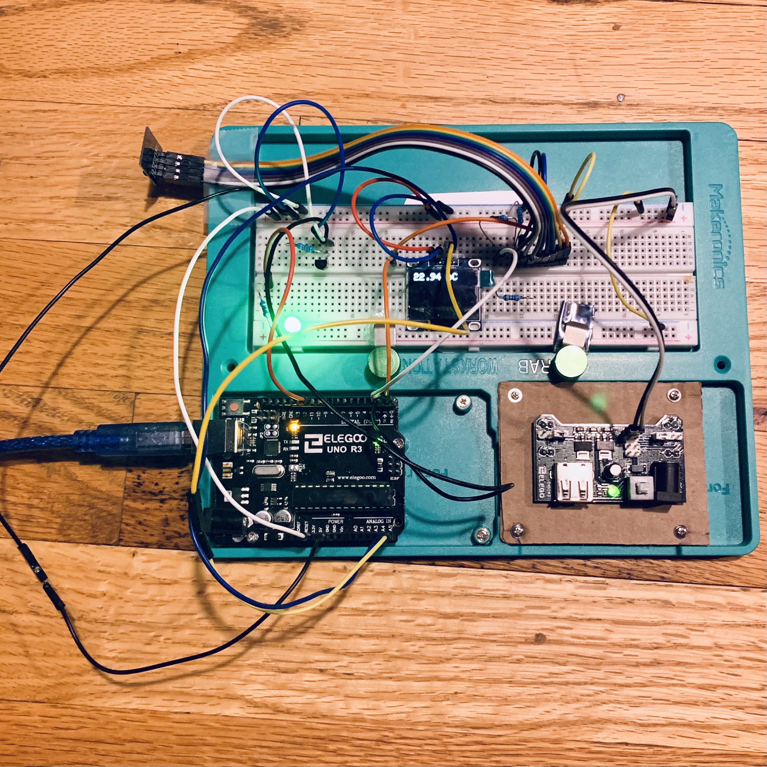 Wiring of using an ISR while displaying on ssd1306